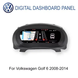 Volkswagen Golf 6 Cuadro de instrumentos digital 2008-2014 12,3 pulgadas IPS LCD