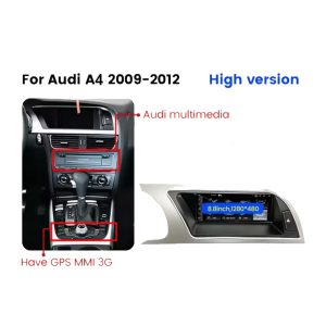 Equipo de sonido para coche Audi A5 con Android