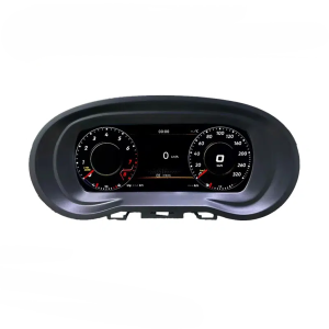 Prelingcar 9 pulgadas LCD digital salpicadero vista frontal para VW Polo 6R 2008-2016, Vento y CrossFox 2015