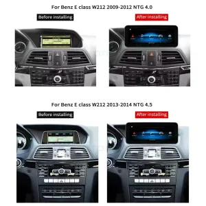 Mercedes E W212 Android Unidad principal 2009-2016 | CarPlay DSP