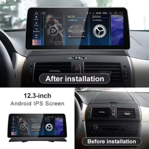 BMW X3 E83 Android Head Unit 2006–2011 CIC/CCC CarPlay Upgrade 4 BMW X3 E83 CIC CCC Android Unidad Principal