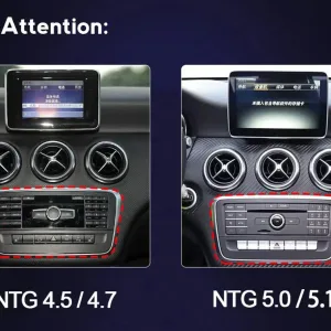 Mercedes W176 Clase A Android Unidad principal 2012-2018 | CarPlay DSP