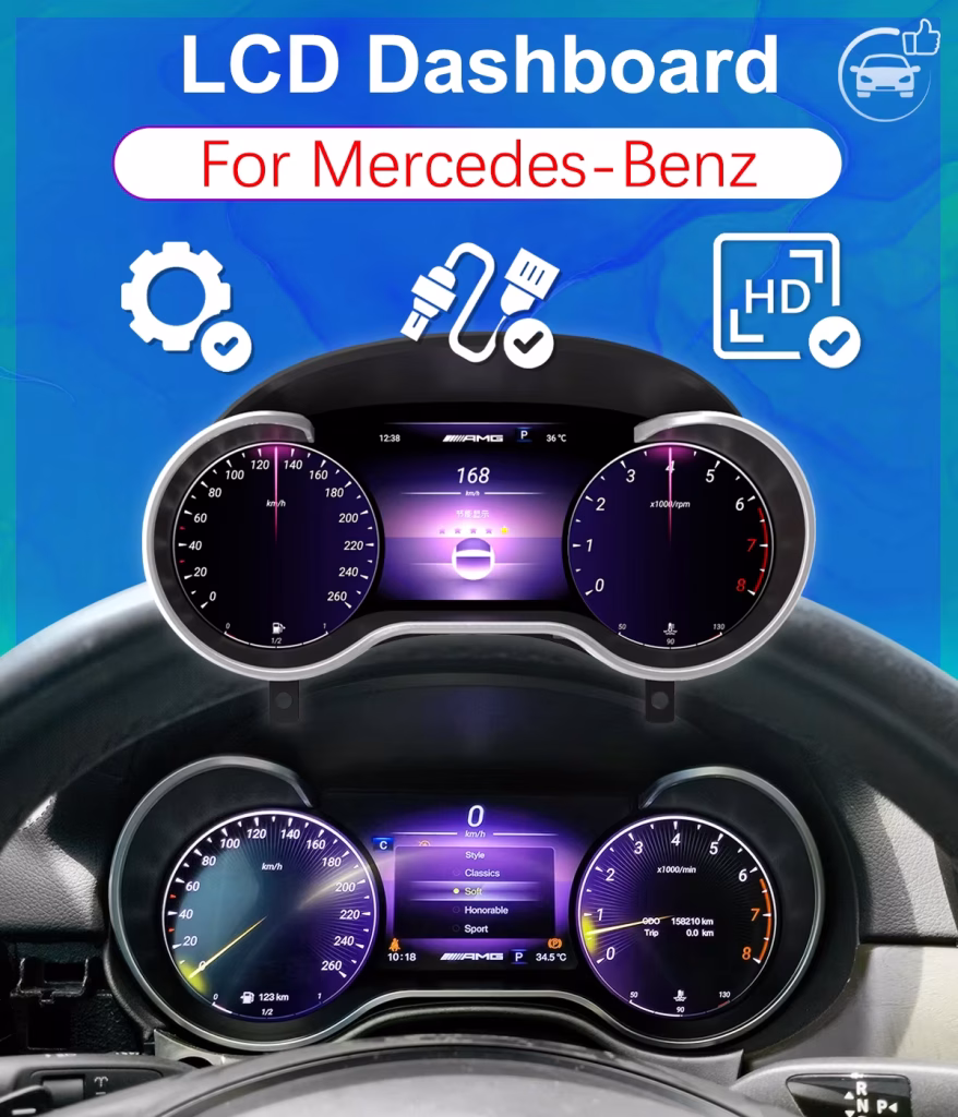 Mercedes Clase R Digital Cluster 2006-2017 | 12.5″ CarPlay DSP