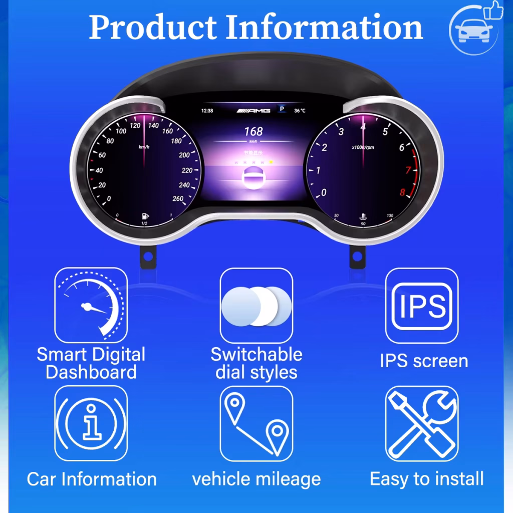 Mercedes Clase R Digital Cluster 2006-2017 | 12.5″ CarPlay DSP