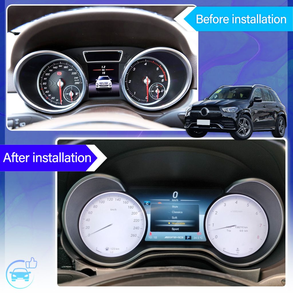 Mercedes Clase R Digital Cluster 2006-2017 | 12.5″ CarPlay DSP