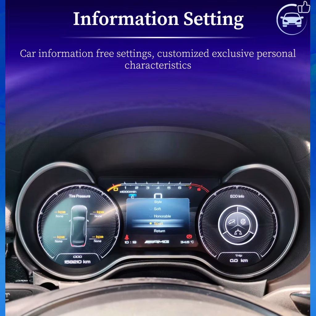 Mercedes Clase R Digital Cluster 2006-2017 | 12.5″ CarPlay DSP