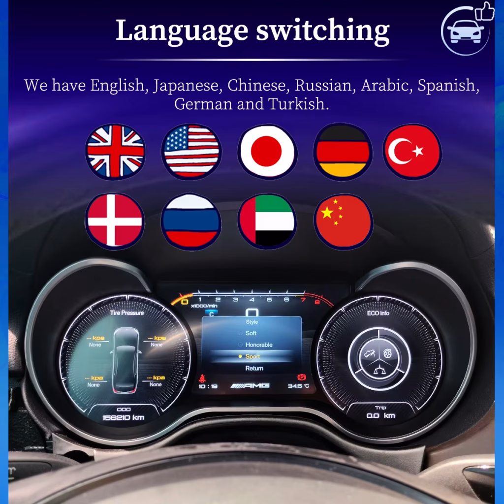 Mercedes Clase R Digital Cluster 2006-2017 | 12.5″ CarPlay DSP