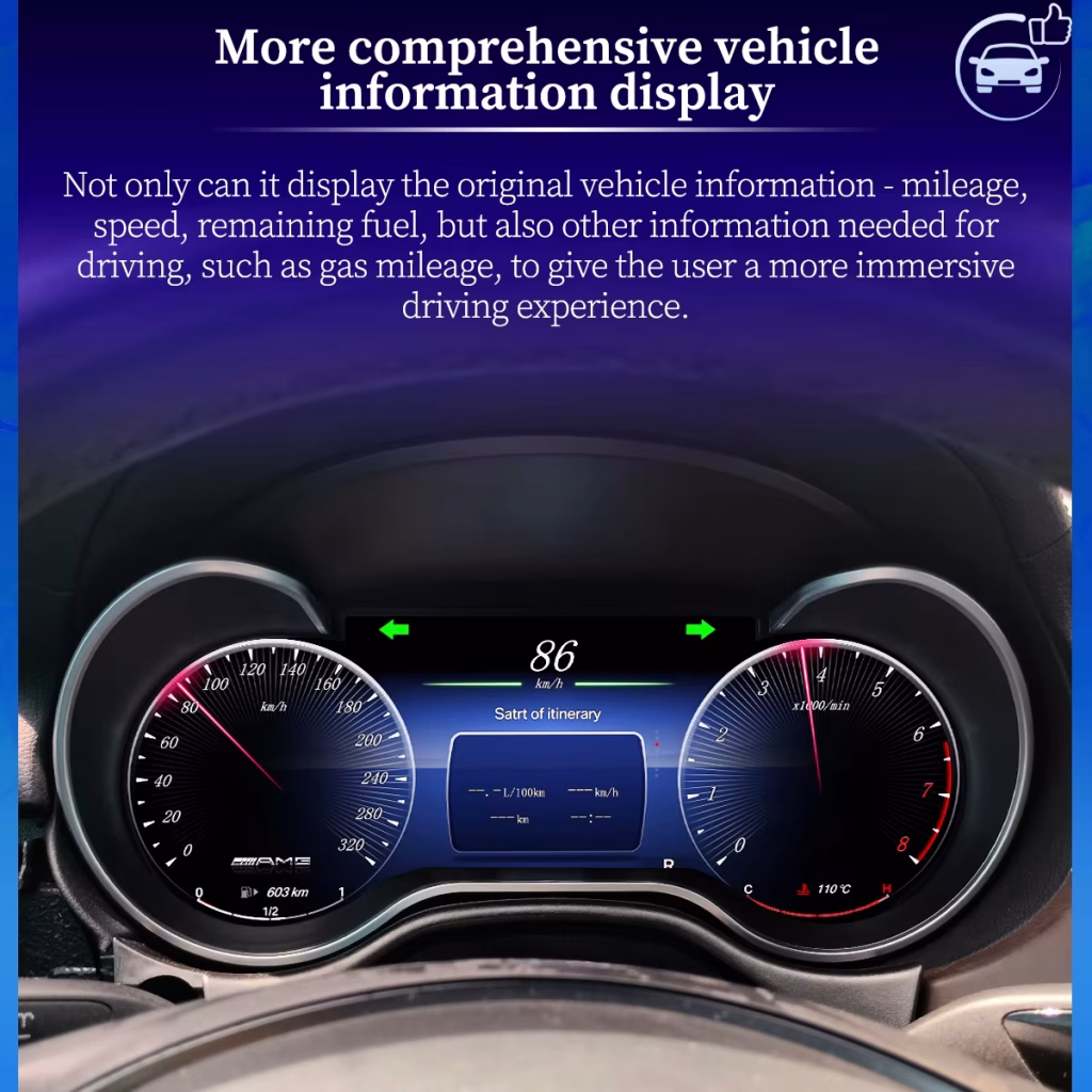 Mercedes Clase R Digital Cluster 2006-2017 | 12.5″ CarPlay DSP
