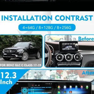 Mercedes W176 C117 X156 Android Head Unit for A-Class CLA GLA 2012-2018 6 Mercedes W205 Android Unidad Principal