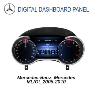 Mercedes ML GL Digital Cluster 2012-2015 | 12.3″ CarPlay, Android Auto