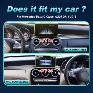 Mercedes W205 GLC Android Screen | C-Class X253 V-Class W447 NTG 5.0 4 Mercedes Benz Clase C W205 GLC X253 V W446 Coche Multimedia Navegación