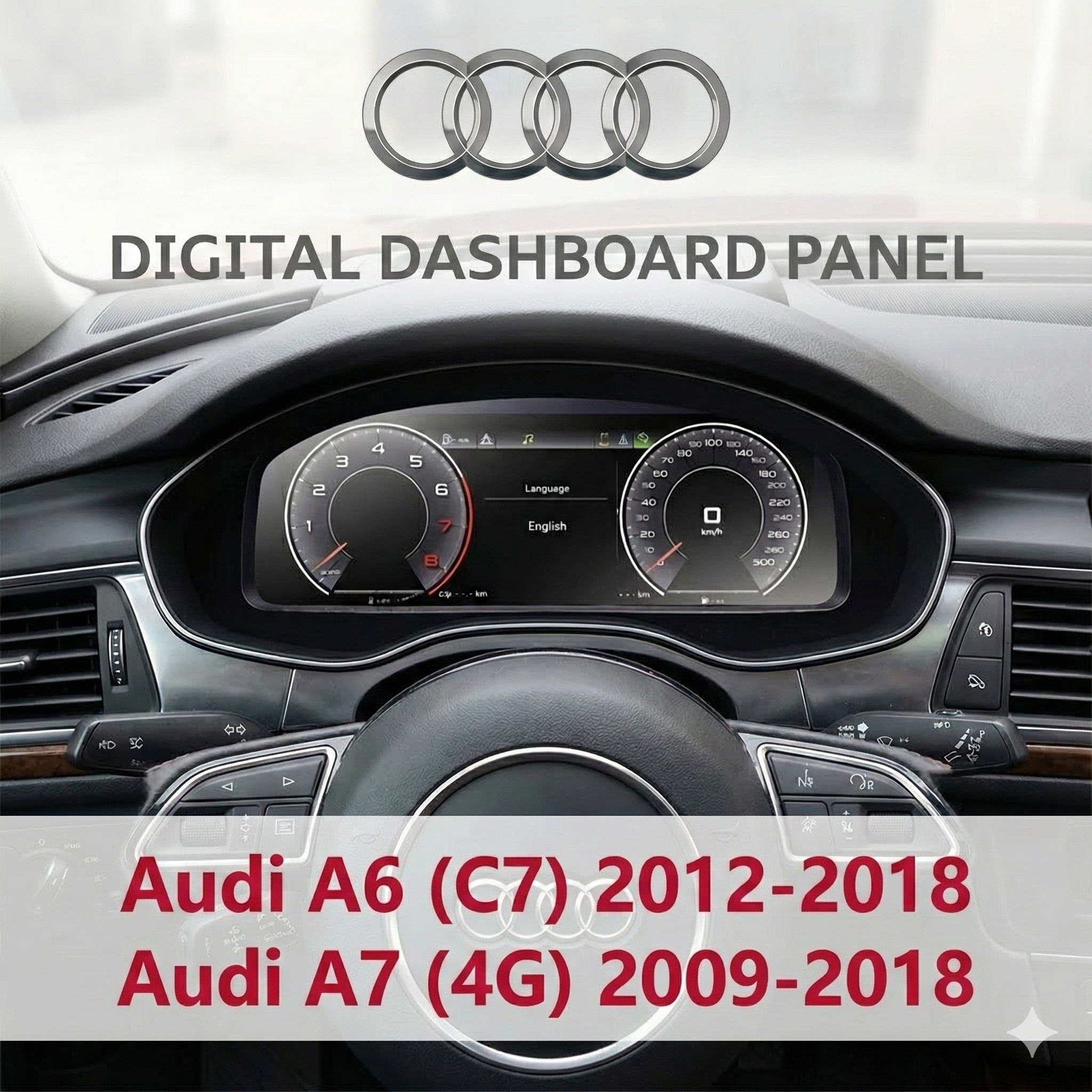 Instalación del panel de instrumentos LCD en los modelos Audi A6 y A7 Audi A6 A7 Virtual Cockpit