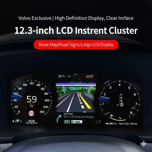 Panel de instrumentos digital LCD de Volvo de 12,3 pulgadas"