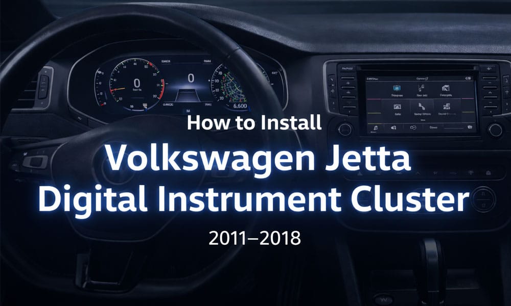 Cómo instalar un cuadro de instrumentos digital Volkswagen Jetta
