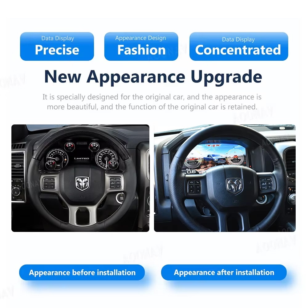 Actualización del salpicadero digital del Dodge Ram (2008-2018)