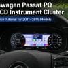 Instalación del cuadro de instrumentos digital del Passat