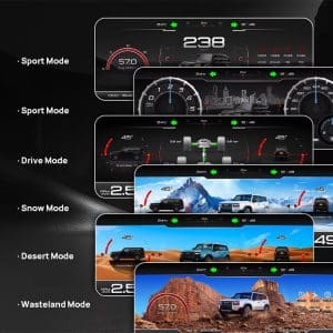 Cuadro de instrumentos digital del Nissan Patrol Y62 — Compatibilidad con varios idiomas