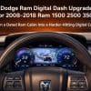 Actualización del cuadro digital para Dodge Ram