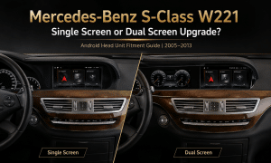 Mercedes-Benz Clase S W221 Android Actualización de la unidad principal