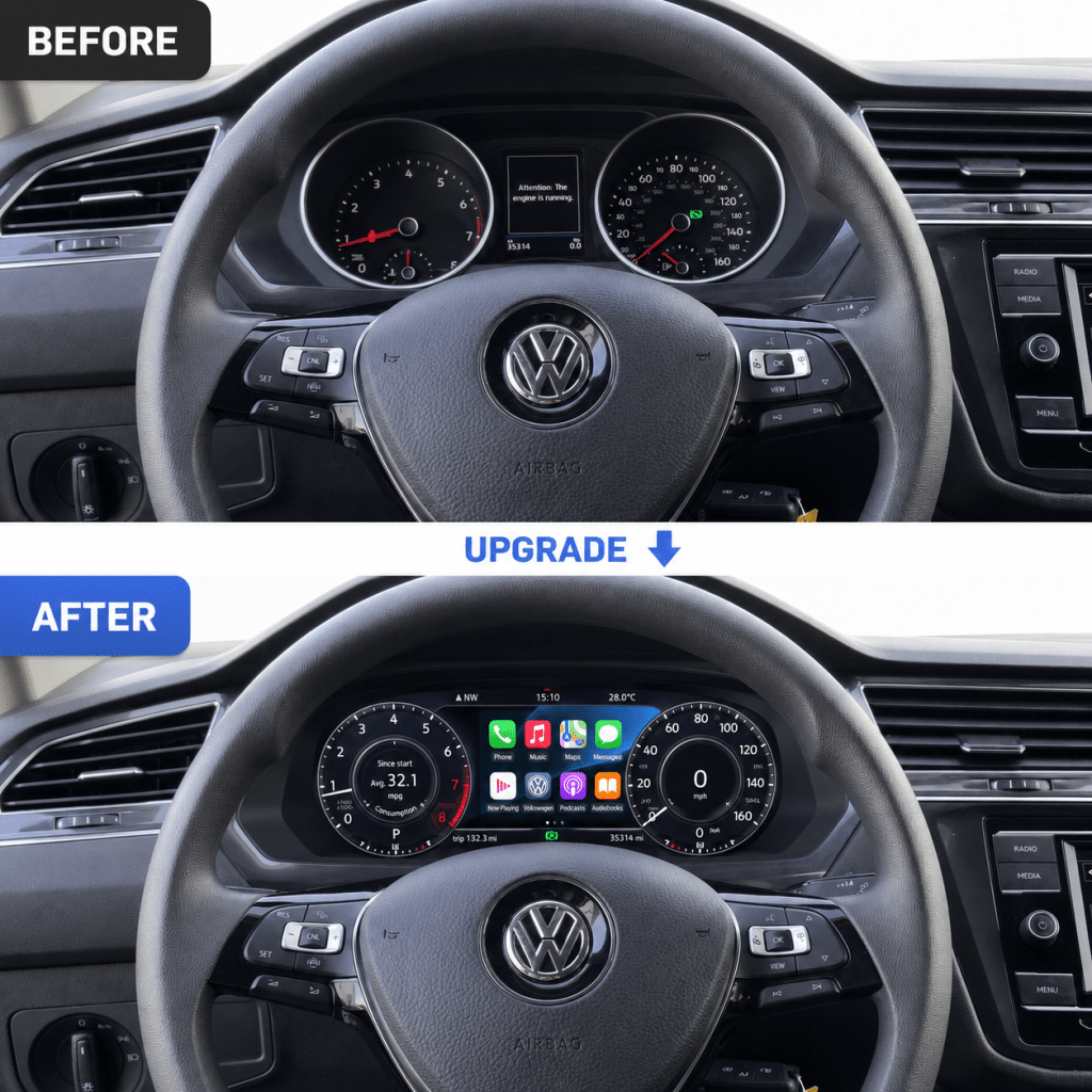 VW Tiguan 2017-2022 Cluster Digital
