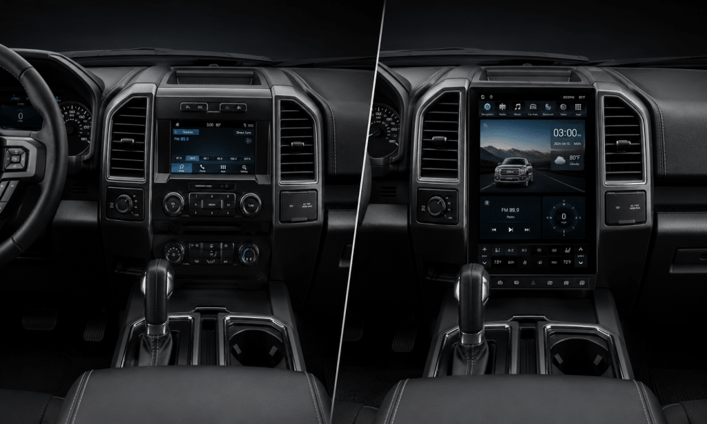 Guía de instalación de una radio al estilo Tesla en el Ford F-150 (2015-2020)