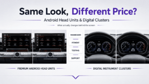 Precios de las unidades principales para Android y los cuadros de instrumentos digitales: mismo aspecto, gran diferencia