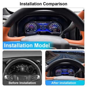 instalación del salpicadero digital chevrolet comparación modelo 1