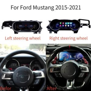 Instalación del cuadro de instrumentos digital para Ford Mustang S550 para volante a la izquierda y a la derecha