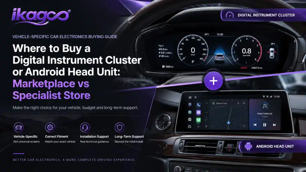 Where to Buy a Digital Instrument Cluster or Android Head Unit | iKAGOO