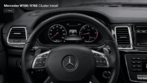 Instalación del clúster digital Mercedes W166 X166 | 2012–2019