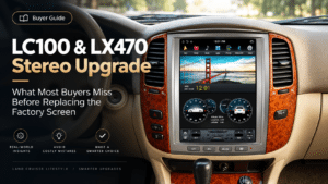 LC100 y LX470 Actualización estéreo: lo que la mayoría de los compradores pasa por alto antes de reemplazar la pantalla de fábrica