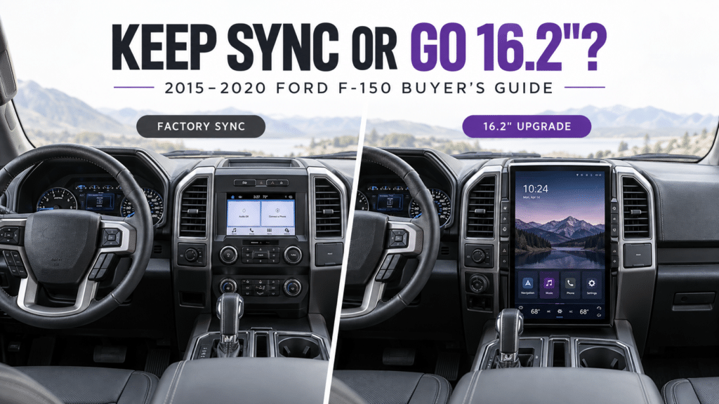 Ford F-150 SYNC vs pantalla Tesla: ¿Valen la pena 16.2 pulgadas?