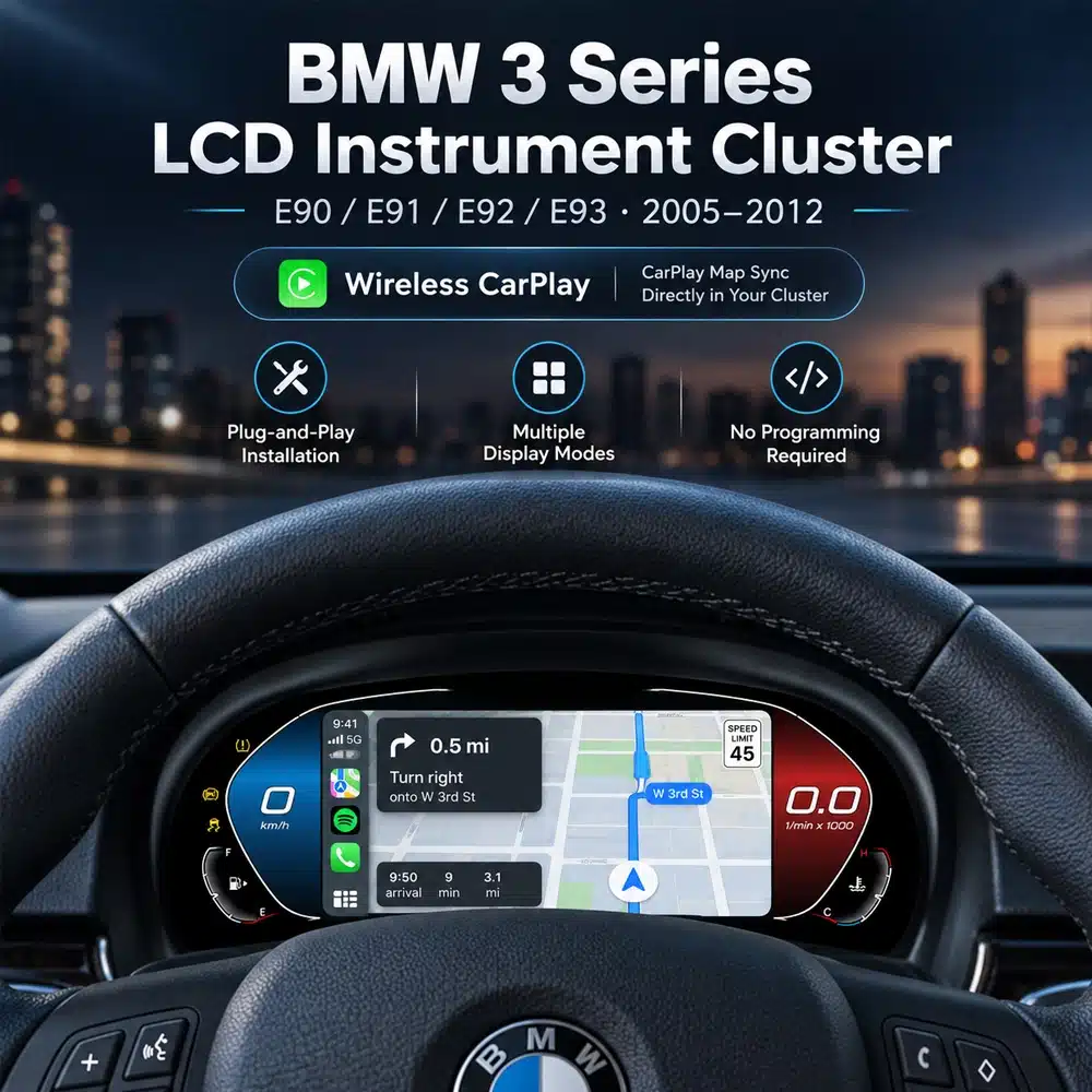 BMW E90 E91 E92 E93 Digital Cluster Image 04 BMW E90 E91 E92 E93 digital cluster 2005-2012 image 04
