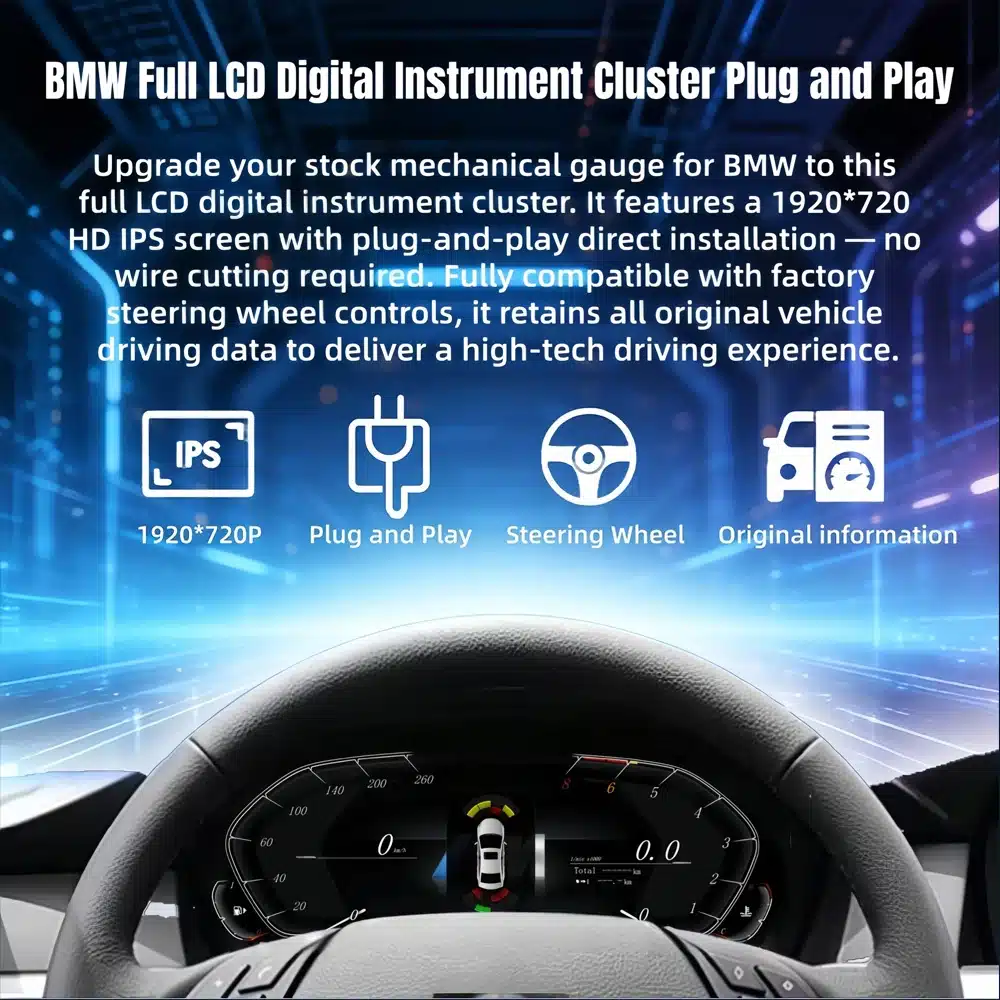 BMW E90 E91 E92 E93 Digital Cluster Image 06 BMW E90 E91 E92 E93 digital cluster 2005-2012 image 06