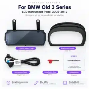 BMW E90 Digital Cluster – 12.3" CarPlay Virtual Cockpit for E91 E92 E93 2005–2012 9 BMW E90 E91 E92 E93 digital cluster 2005-2012 image 10