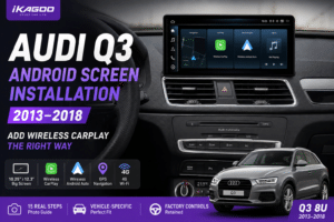 Instalación de pantalla Android para Audi Q3 2013-2018
