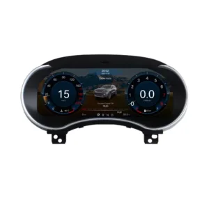 Unidades principales y grupos digitales Android de primera calidad 58 Vista frontal del cuadro de instrumentos digital de Jeep Grand Cherokee