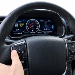 Toyota 4Runner digital instrument cluster installed