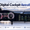 Retrofit de cockpit digital Audi Q7 4L – Salpicadero original versus cockpit digital iKAGOO instalado