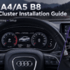 Guía de instalación del cuadro digital para Audi A4 A5