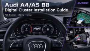 Guía de instalación del cuadro digital para Audi A4 A5