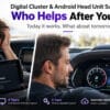 Soporte a largo plazo para electrónica del automóvil: comparación para compradores de seis casos reales de chat de clientes y soporte iKAGOO de 1 año para hardware, 3 años para software y 5 años para piezas
