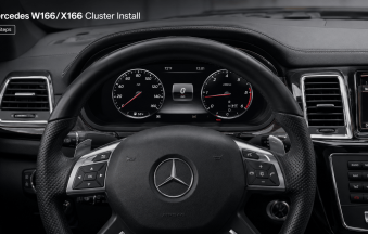 Instalación del clúster digital Mercedes W166 X166 | 2012–2019