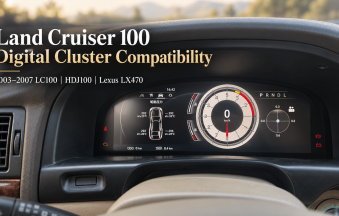 Compatibilidad del cuadro digital del Land Cruiser 100: lo que los propietarios de LC100, HDJ100 y LX470 deben confirmar antes de comprar