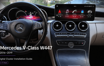 Mercedes W447 Digital Cluster Installation Guide: 27 Real Steps for 2016–2019 V-Class