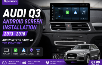Instalación de pantalla Android para Audi Q3 2013-2018