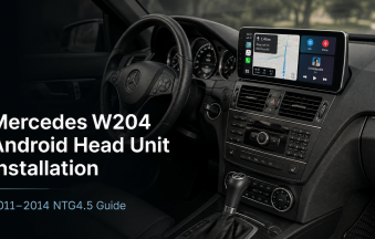 Instalación de la unidad principal Android para Mercedes W204: guía de 14 pasos NTG4.5 para 2011–2014